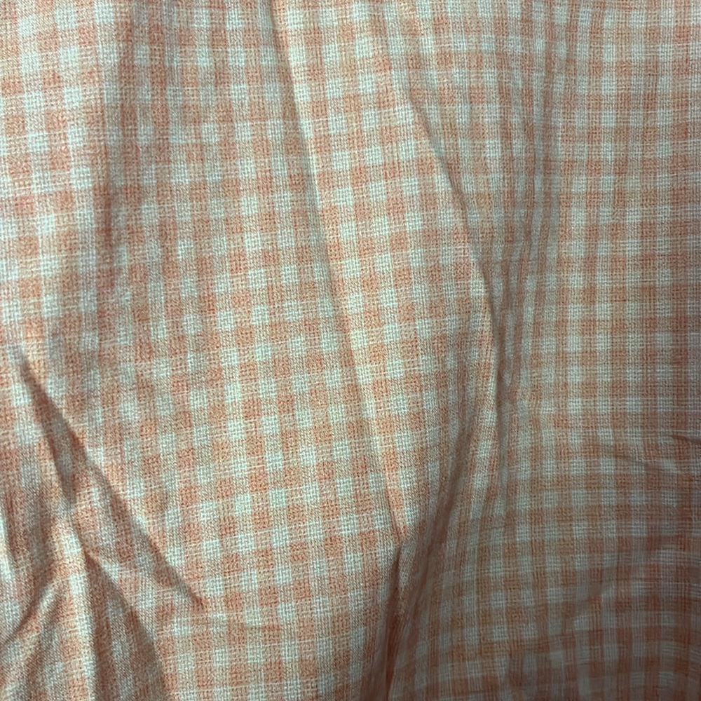 Orange button down tee - Picture 3 of 3